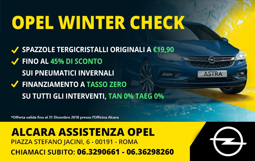 OPEL WINTER CHECKUP